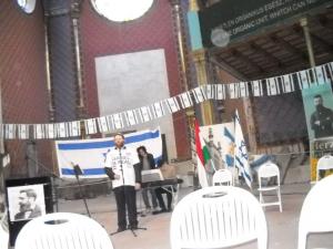 Herzl ünnepség a Rumbach zsinagógában